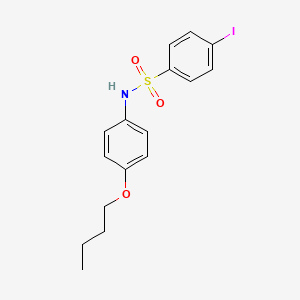 molecular formula C16H18INO3S B5199997 N-(4-butoxyphenyl)-4-iodobenzenesulfonamide 