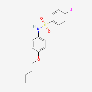 N-(4-butoxyphenyl)-4-iodobenzene-1-sulfonamide