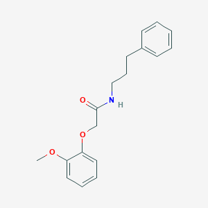 2-(2-methoxyphenoxy)-N-(3-phenylpropyl)acetamide