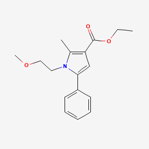 ethyl 1-(2-methoxyethyl)-2-methyl-5-phenyl-1H-pyrrole-3-carboxylate