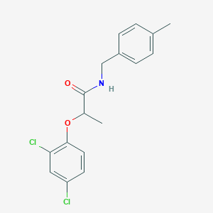 2-(2,4-dichlorophenoxy)-N-(4-methylbenzyl)propanamide