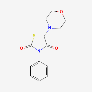 5-(4-morpholinyl)-3-phenyl-1,3-thiazolidine-2,4-dione