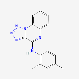 molecular formula C16H14N6 B5200124 N-(2,4-dimethylphenyl)tetrazolo[1,5-a]quinoxalin-4-amine 