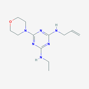 N-allyl-N'-ethyl-6-(4-morpholinyl)-1,3,5-triazine-2,4-diamine