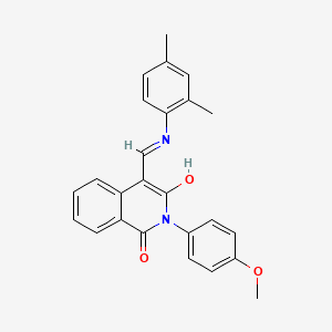 4-{[(2,4-dimethylphenyl)amino]methylene}-2-(4-methoxyphenyl)-1,3(2H,4H)-isoquinolinedione