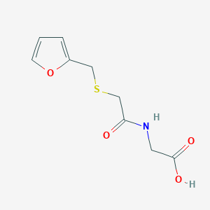 N-{[(2-furylmethyl)thio]acetyl}glycine