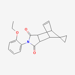 4'-(2-ethoxyphenyl)-4'-azaspiro[cyclopropane-1,10'-tricyclo[5.2.1.0~2,6~]decane]-8'-ene-3',5'-dione