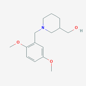 molecular formula C15H23NO3 B5200302 [1-(2,5-dimethoxybenzyl)-3-piperidinyl]methanol 