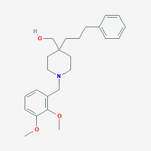 [1-(2,3-dimethoxybenzyl)-4-(3-phenylpropyl)-4-piperidinyl]methanol