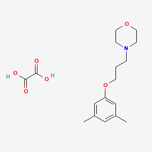 molecular formula C17H25NO6 B5200329 4-[3-(3,5-dimethylphenoxy)propyl]morpholine oxalate 