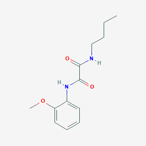 molecular formula C13H18N2O3 B5200332 N-butyl-N'-(2-methoxyphenyl)ethanediamide 