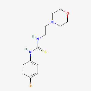 molecular formula C13H18BrN3OS B5200594 N-(4-bromophenyl)-N'-[2-(4-morpholinyl)ethyl]thiourea 