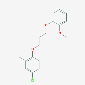 molecular formula C17H19ClO3 B5200697 4-chloro-1-[3-(2-methoxyphenoxy)propoxy]-2-methylbenzene 