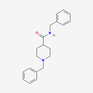 molecular formula C20H24N2O B5200921 N,1-dibenzyl-4-piperidinecarboxamide 