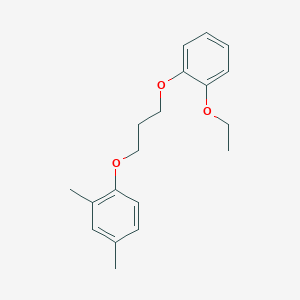molecular formula C19H24O3 B5200932 1-[3-(2-ethoxyphenoxy)propoxy]-2,4-dimethylbenzene 