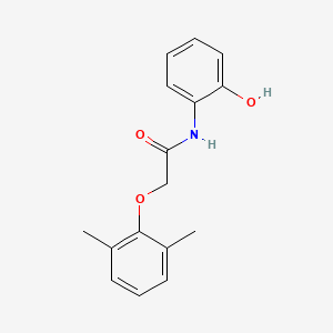 molecular formula C16H17NO3 B5201126 2-(2,6-dimethylphenoxy)-N-(2-hydroxyphenyl)acetamide 