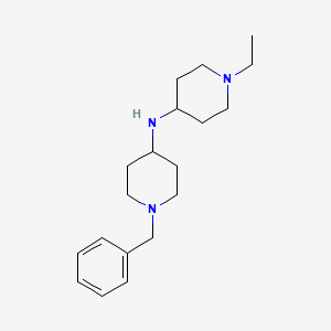 molecular formula C19H31N3 B5201250 1-benzyl-N-(1-ethyl-4-piperidinyl)-4-piperidinamine 