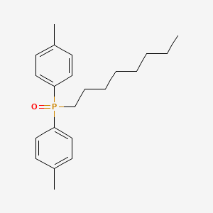 molecular formula C22H31OP B5201290 bis(4-methylphenyl)(octyl)phosphine oxide 