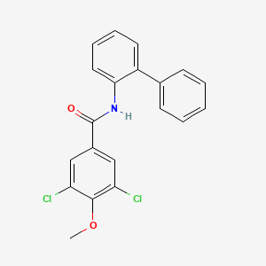 molecular formula C20H15Cl2NO2 B5201481 N-2-biphenylyl-3,5-dichloro-4-methoxybenzamide 