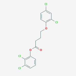 molecular formula C16H12Cl4O3 B5201487 2,3-dichlorophenyl 4-(2,4-dichlorophenoxy)butanoate 