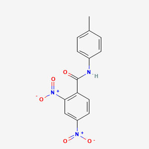 molecular formula C14H11N3O5 B5201612 N-(4-methylphenyl)-2,4-dinitrobenzamide 