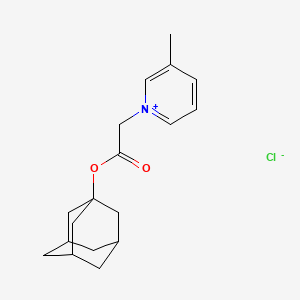 molecular formula C18H24ClNO2 B5201827 1-[2-(1-adamantyloxy)-2-oxoethyl]-3-methylpyridinium chloride 