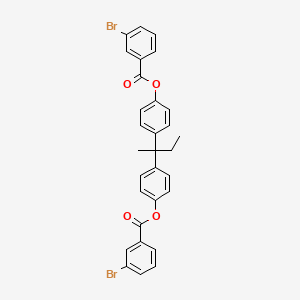molecular formula C30H24Br2O4 B5201905 2,2-butanediyldi-4,1-phenylene bis(3-bromobenzoate) 