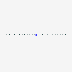 molecular formula C25H53N B052020 1-十二胺，N-十二烷基-N-甲基- CAS No. 2915-90-4