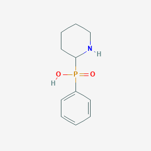 molecular formula C11H16NO2P B5202150 phenyl(2-piperidinyl)phosphinic acid 