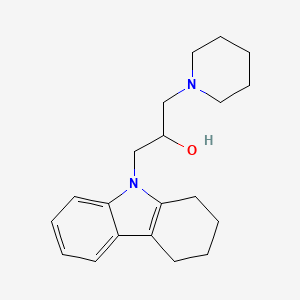 molecular formula C20H28N2O B5202352 1-(1-piperidinyl)-3-(1,2,3,4-tetrahydro-9H-carbazol-9-yl)-2-propanol CAS No. 5679-70-9