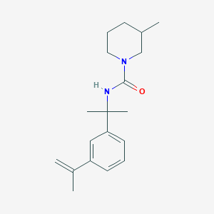 molecular formula C19H28N2O B5202427 N-[1-(3-isopropenylphenyl)-1-methylethyl]-3-methyl-1-piperidinecarboxamide 