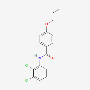 molecular formula C16H15Cl2NO2 B5202699 N-(2,3-dichlorophenyl)-4-propoxybenzamide 