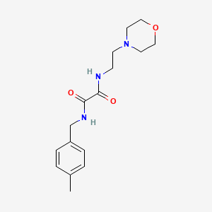 molecular formula C16H23N3O3 B5202896 N-(4-methylbenzyl)-N'-[2-(4-morpholinyl)ethyl]ethanediamide 