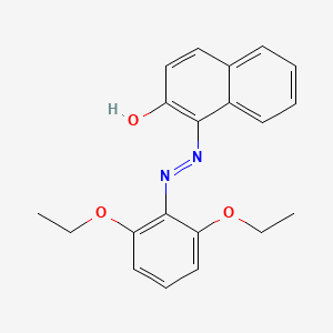 molecular formula C20H20N2O3 B5202907 1-[(2,6-diethoxyphenyl)diazenyl]-2-naphthol 