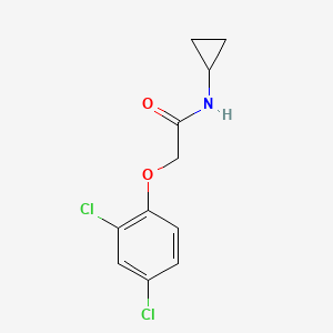 molecular formula C11H11Cl2NO2 B5202926 N-cyclopropyl-2-(2,4-dichlorophenoxy)acetamide 