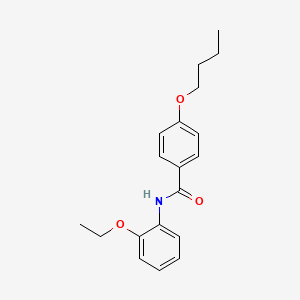 molecular formula C19H23NO3 B5203042 4-butoxy-N-(2-ethoxyphenyl)benzamide 