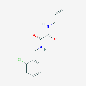 molecular formula C12H13ClN2O2 B5203168 N-allyl-N'-(2-chlorobenzyl)ethanediamide 