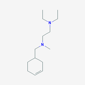 molecular formula C14H28N2 B5203350 (3-cyclohexen-1-ylmethyl)[2-(diethylamino)ethyl]methylamine 