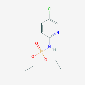molecular formula C9H14ClN2O3P B5203359 diethyl (5-chloro-2-pyridinyl)amidophosphate 