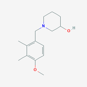 molecular formula C15H23NO2 B5203366 1-(4-methoxy-2,3-dimethylbenzyl)-3-piperidinol 