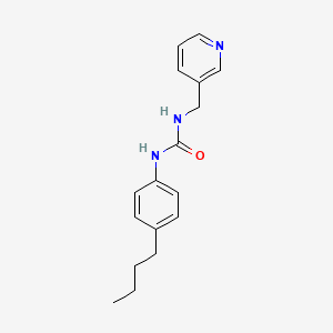 molecular formula C17H21N3O B5203367 N-(4-butylphenyl)-N'-(3-pyridinylmethyl)urea 