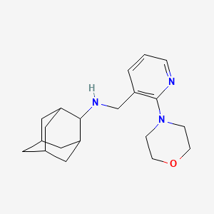 molecular formula C20H29N3O B5203373 2-adamantyl{[2-(4-morpholinyl)-3-pyridinyl]methyl}amine 