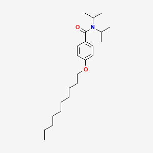 molecular formula C23H39NO2 B5203506 4-(decyloxy)-N,N-diisopropylbenzamide 