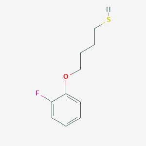 molecular formula C10H13FOS B5203614 4-(2-fluorophenoxy)-1-butanethiol 