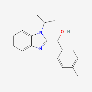 (1-isopropyl-1H-benzimidazol-2-yl)(4-methylphenyl)methanol