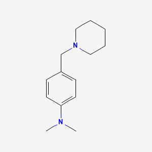 N,N-dimethyl-4-(1-piperidinylmethyl)aniline
