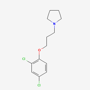 1-[3-(2,4-dichlorophenoxy)propyl]pyrrolidine