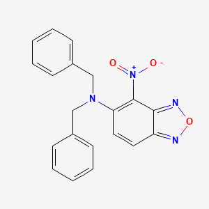 molecular formula C20H16N4O3 B5203890 N,N-dibenzyl-4-nitro-2,1,3-benzoxadiazol-5-amine 