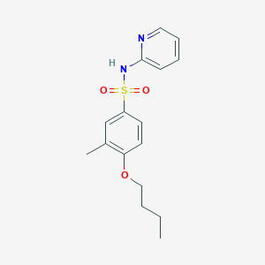 molecular formula C16H20N2O3S B5203925 4-butoxy-3-methyl-N-2-pyridinylbenzenesulfonamide 