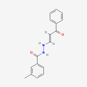 molecular formula C17H16N2O2 B5203971 3-methyl-N'-(3-oxo-3-phenyl-1-propen-1-yl)benzohydrazide 
